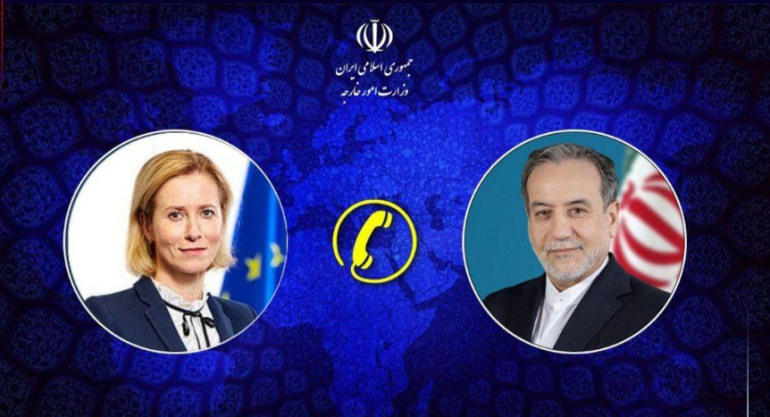 Արաղչին Կալլասին կոչ է արել արձագանքել Կասպից ծովում իրանական նավին հասցված hարվածին